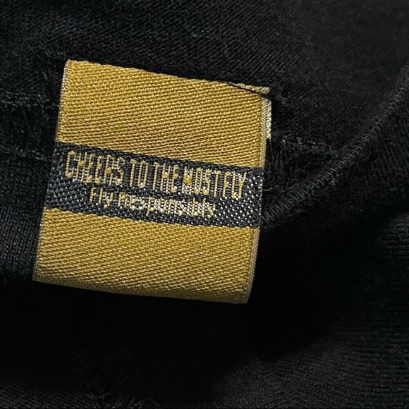 Born Fly 2002 Men's Fat Tire Tee with Brushed Felt Round Logo - Size Medium - Picture 5 of 10